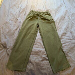 SKIMS Cotton Fleece Classic Track Pant S Dark Green Pine Joggers